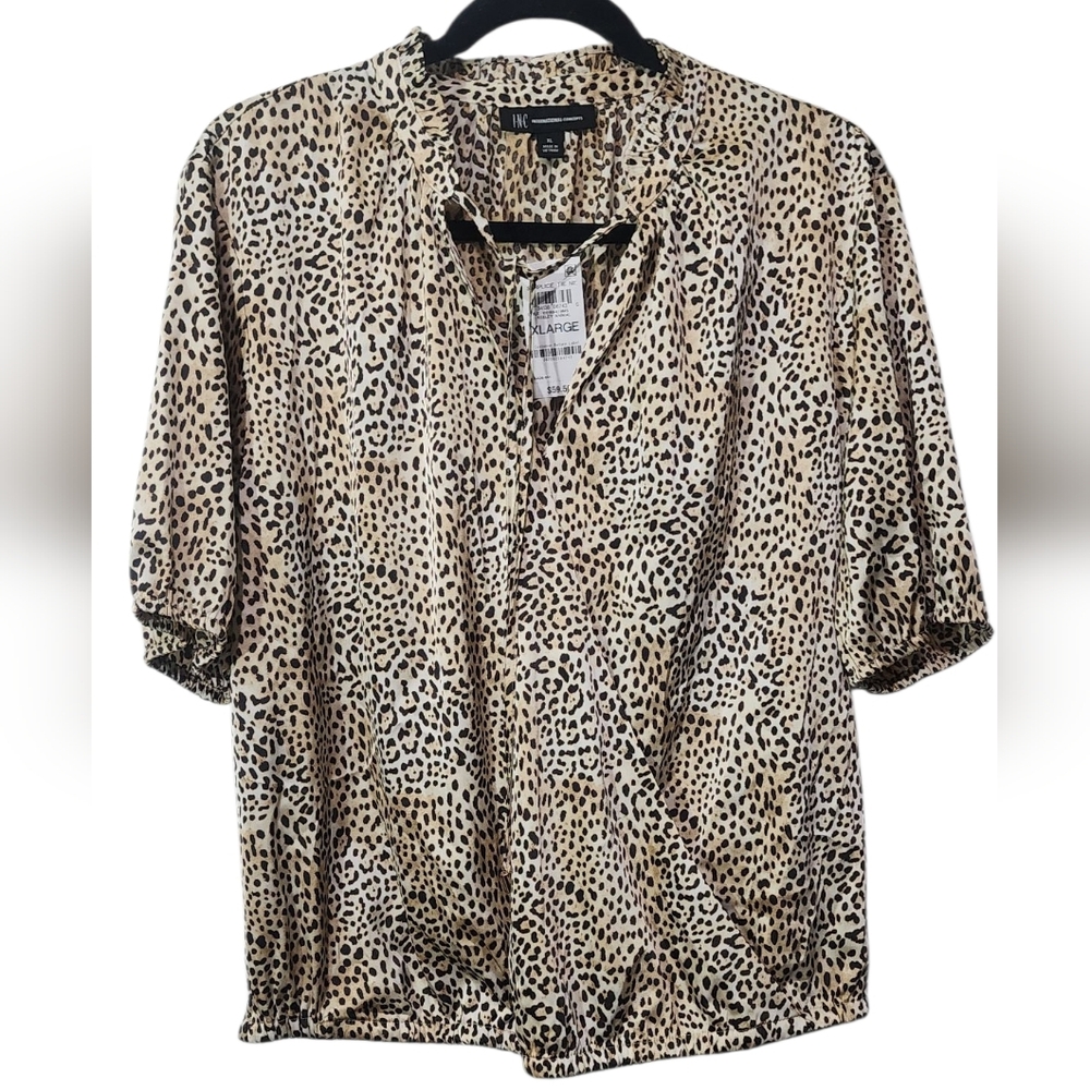 Cheetah Print Blouse
